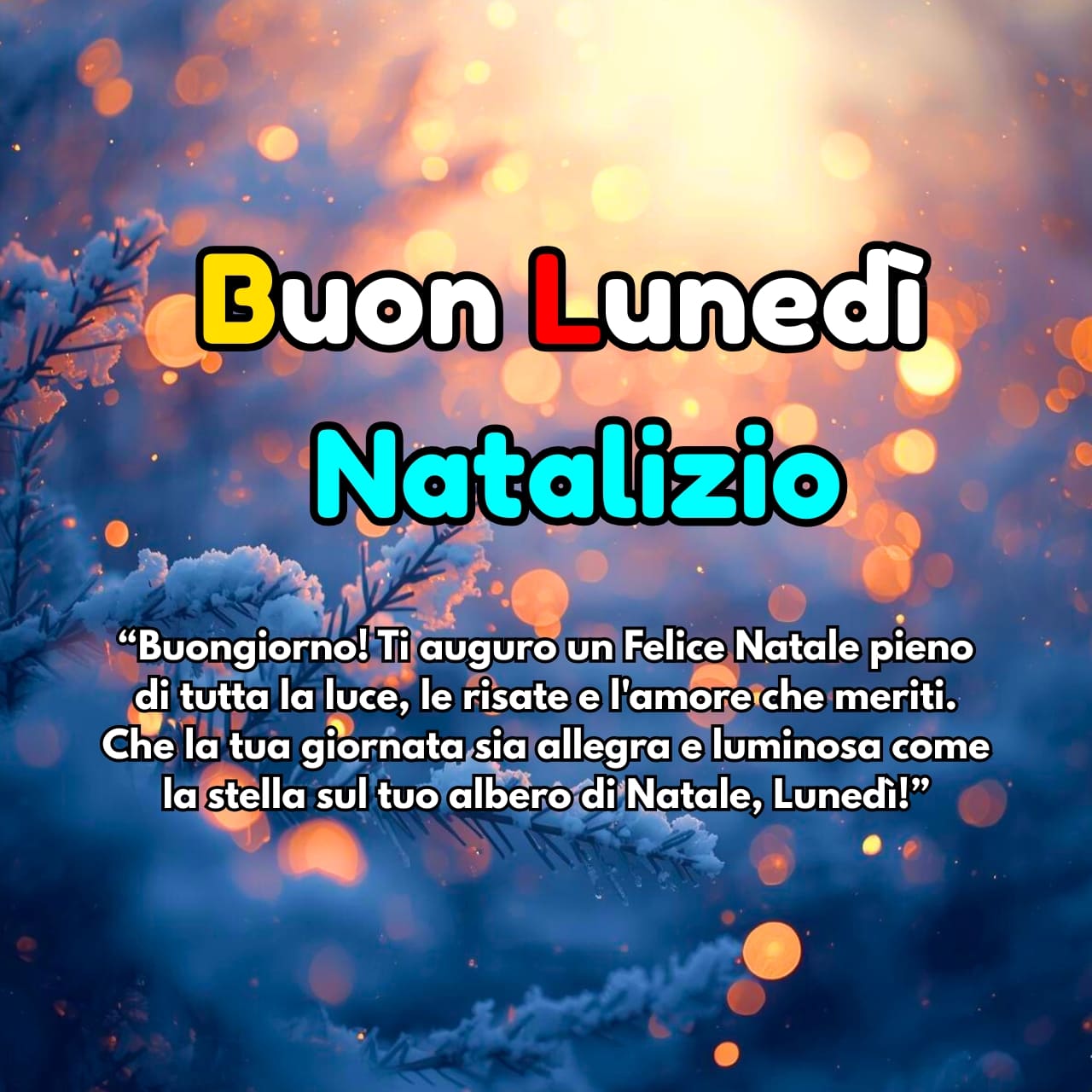 Buongiorno Buon Lunedì Natalizio Immagini, GIF, Frasi Nuove Gratis 2025