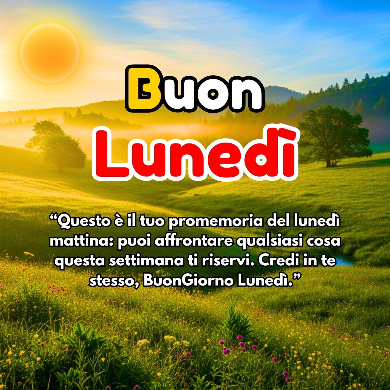 Buon Lunedì Immagini, GIF, Frasi Nuove Gratis 2025