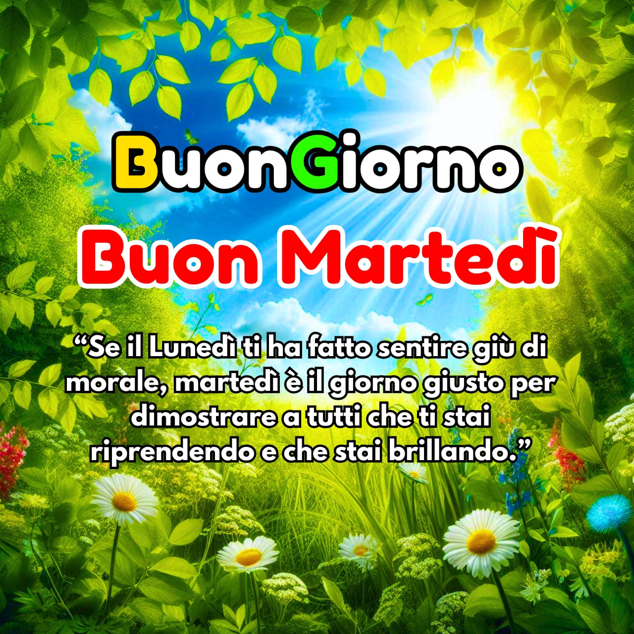 Buon Martedì Immagini GIF, Frasi Nuove Gratis 2026