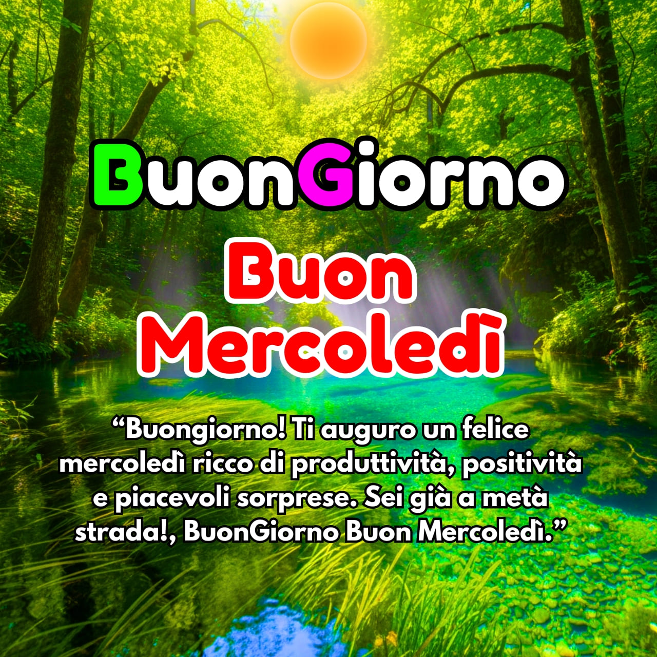 Buongiorno Buon Mercoledì Immagini, GIF, Frasi Nuove Gratis 2025