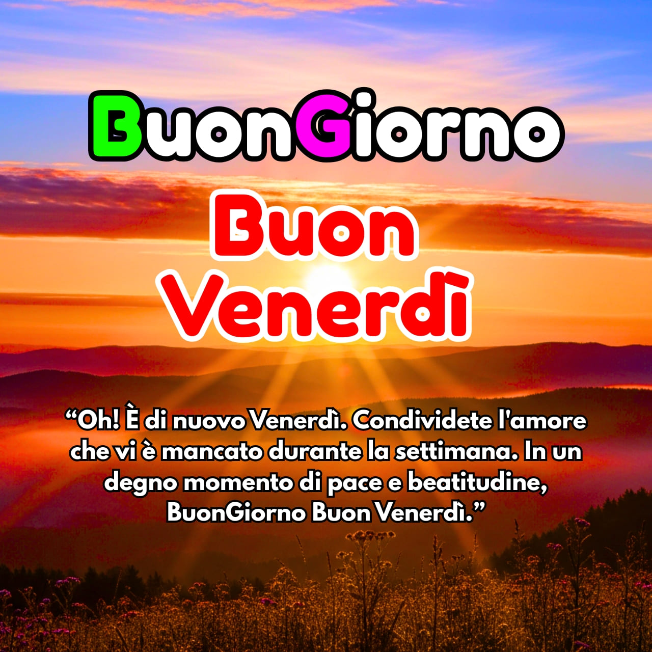 Buongiorno Buon Venerdì Immagini, GIF, Frasi Nuove Gratis 2026