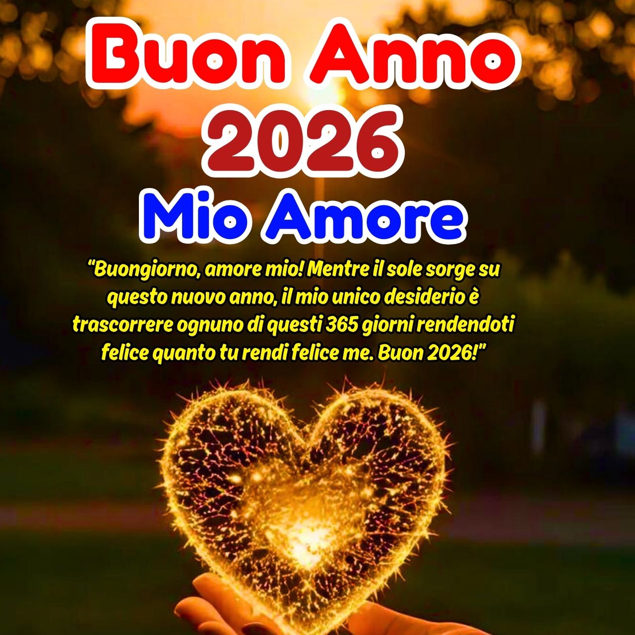 Amore Mio Buon Anno 2026 Immagini, GIF e Frasi Nuove Gratis