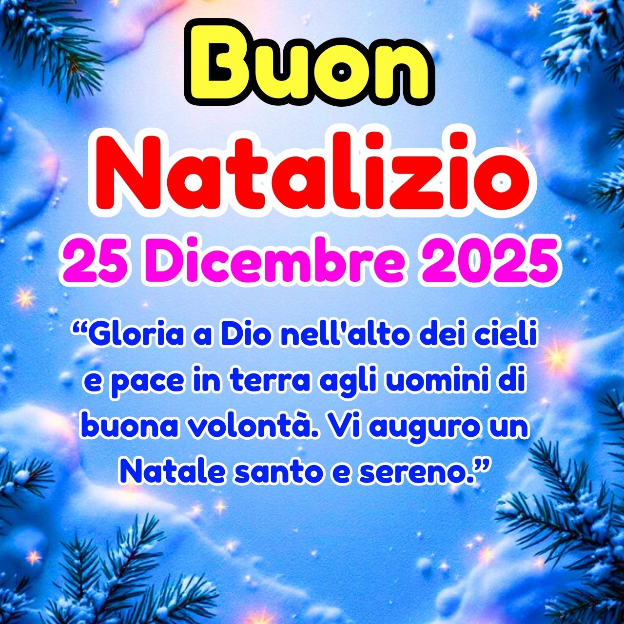 Buon Natalizio Immagini, GIF, Bellissime, Frasi Nuove Gratis 25 Dicembre 2025