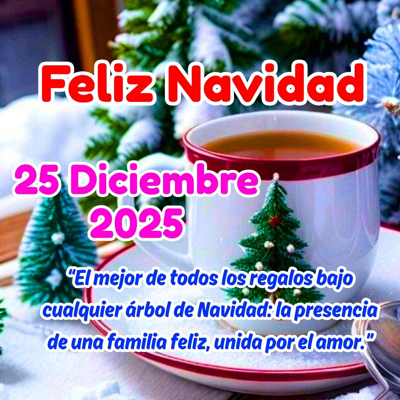 Feliz Navidad 2025 Imagenes, Bonitas, Mensajes y GIF