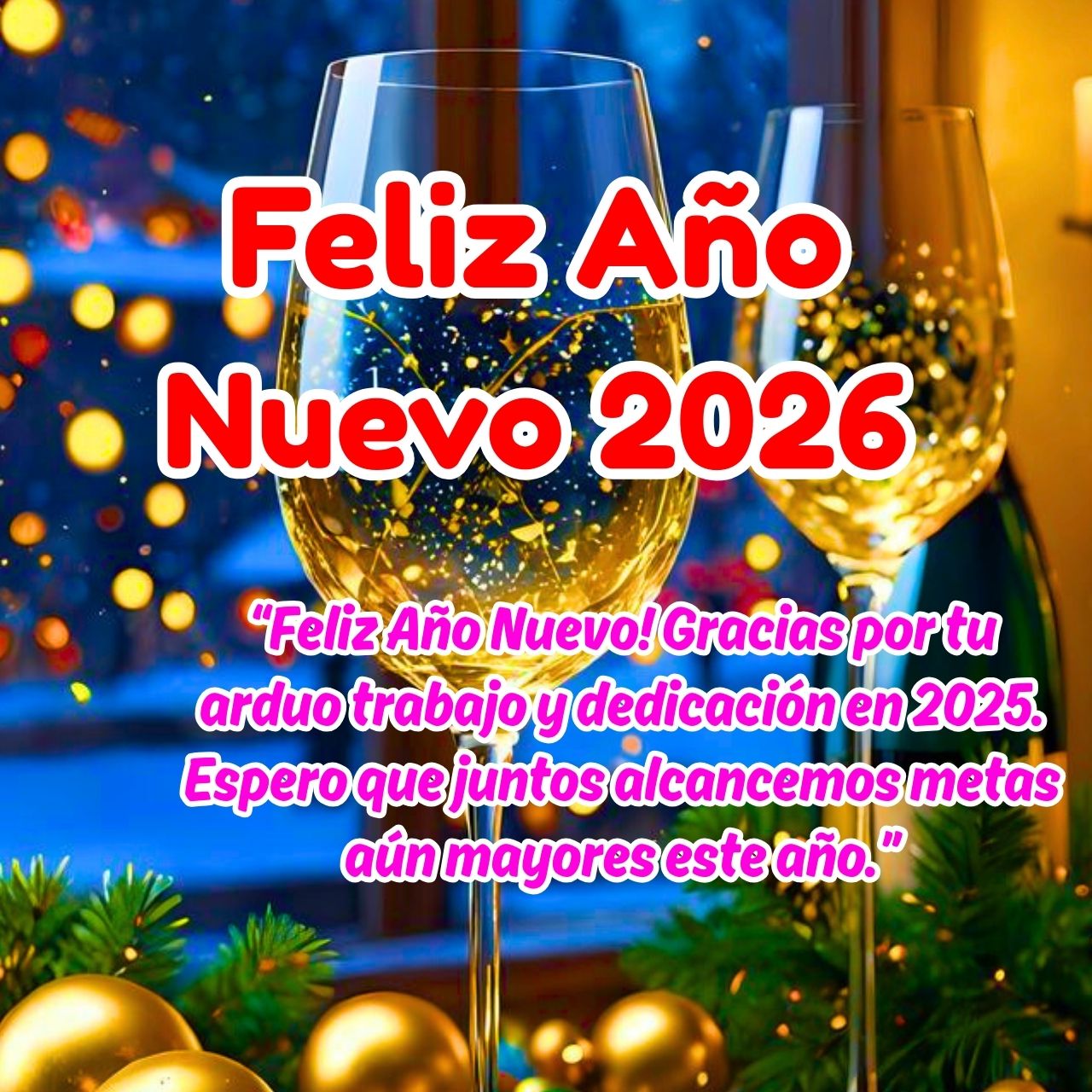 Frases de Año Nuevo 2026 Imágenes y Mensaje Bonitas para WhatsApp