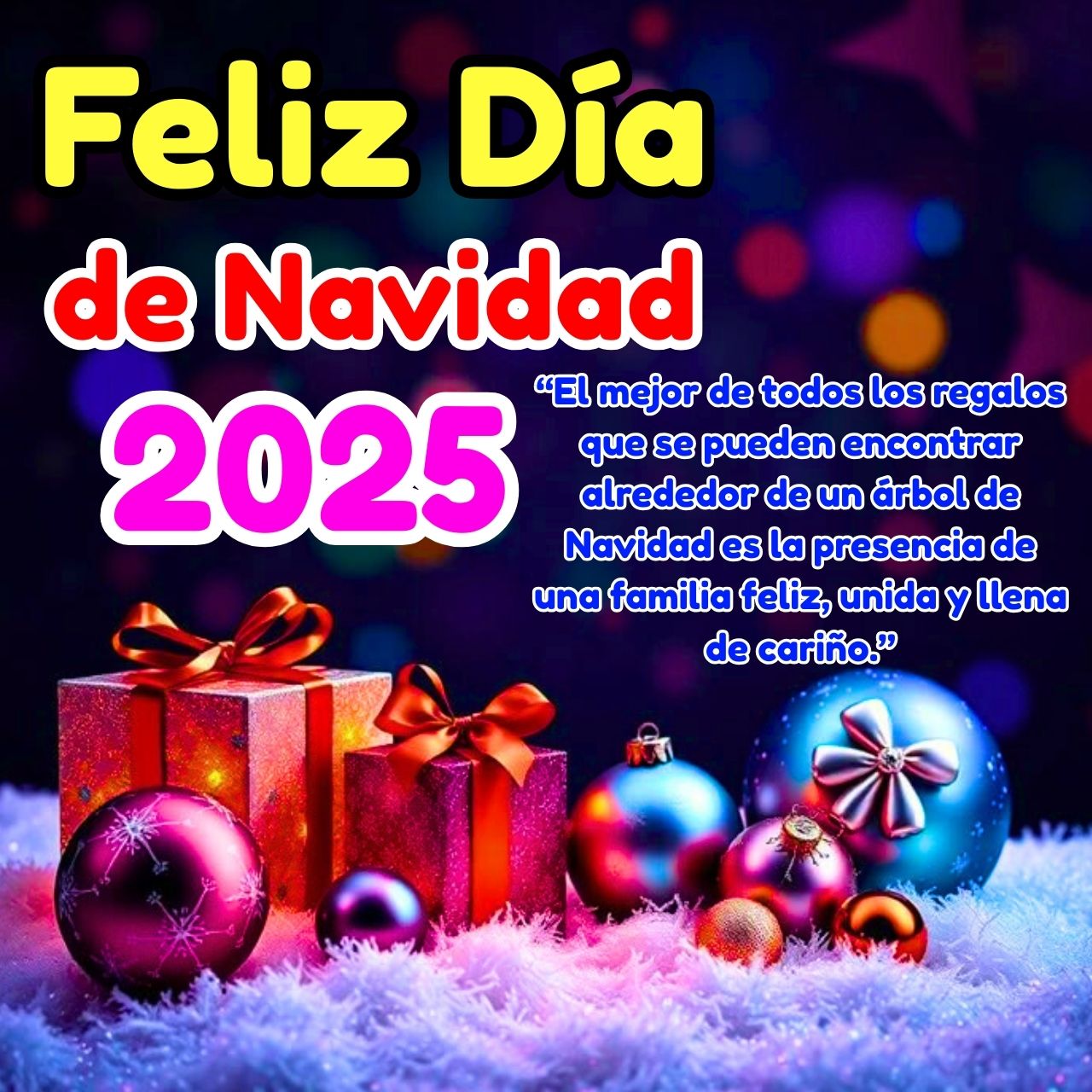 Frases de Navidad Bonitas, Mensajes, Imagenes, GIF 2025