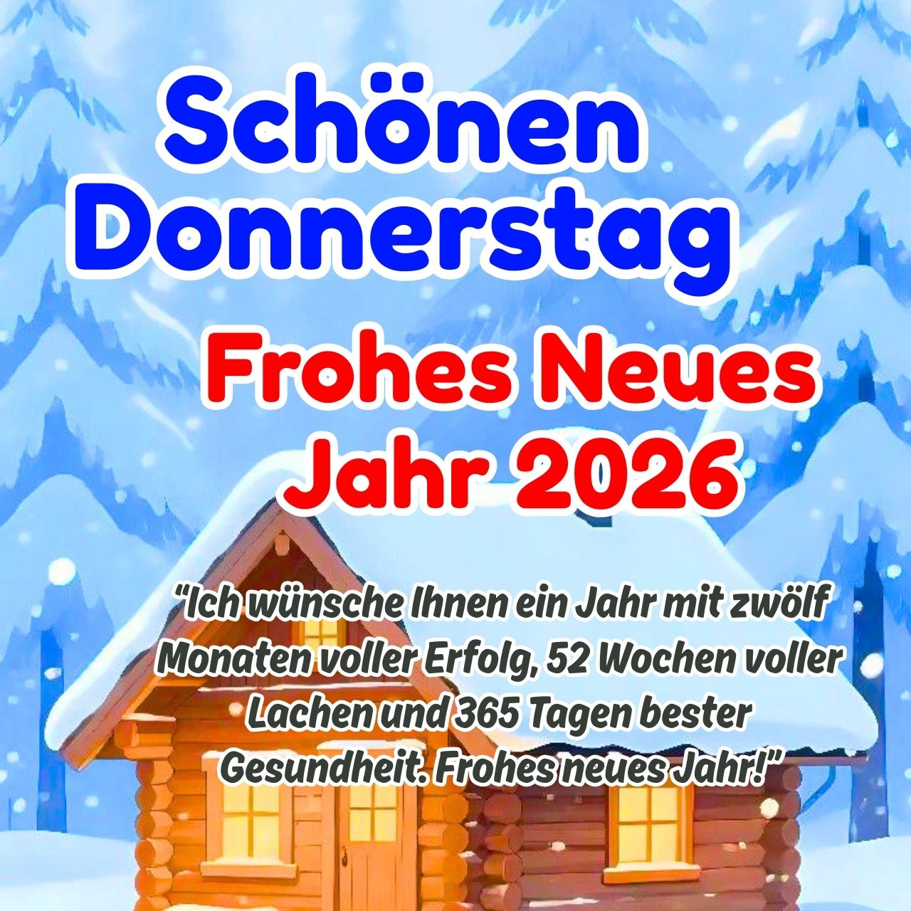 Frohes Neues Jahr 1 Januar 2026 Guten Morgen Donnerstag Bilder Kostenlos