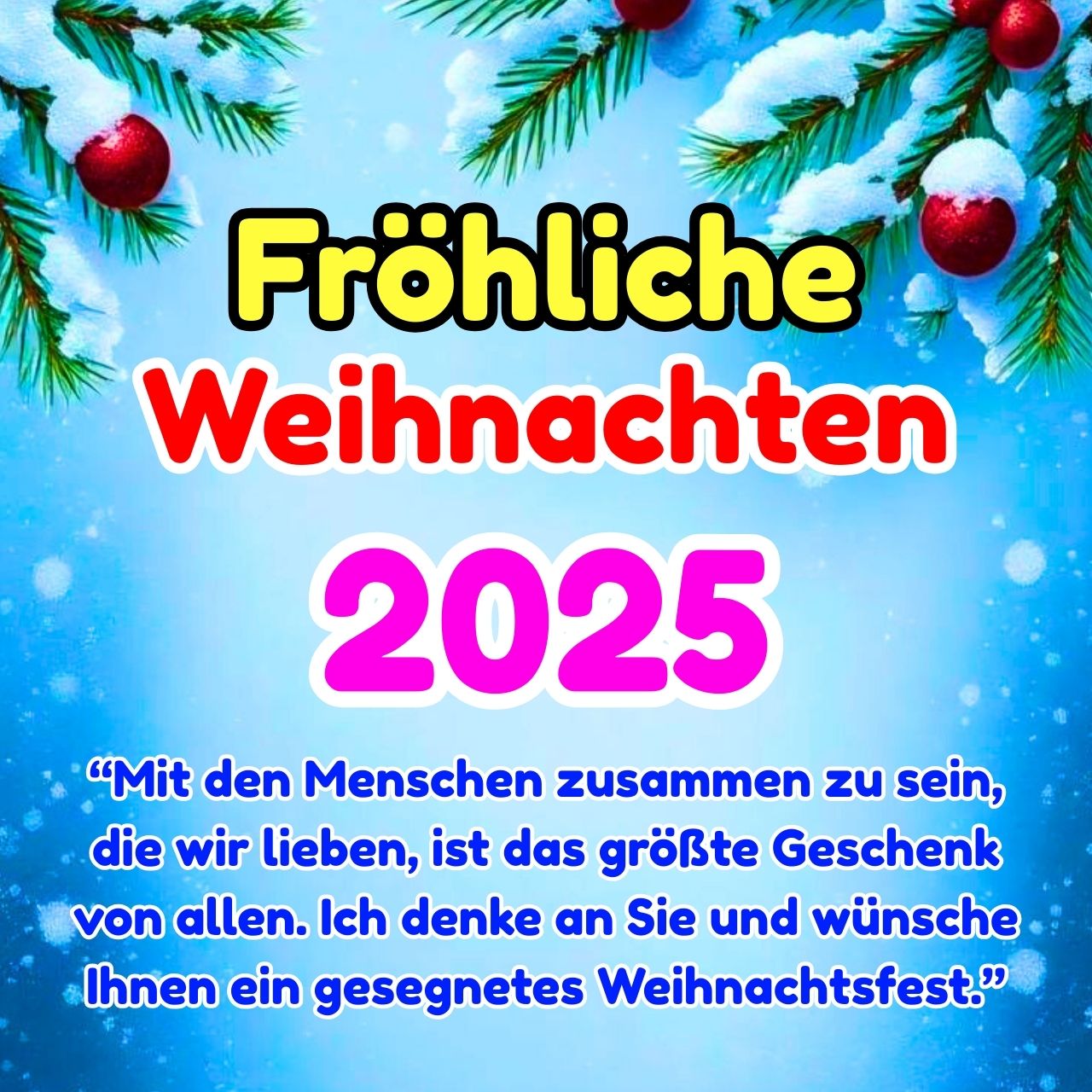 Fröhliche Weihnachten Bilder, GIF, Wünsche, Nachrichten, Zitate Kostenlos 2025