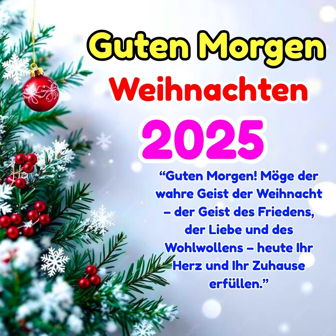 Guten Morgen Weihnachten Bilder Kostenlos 2025