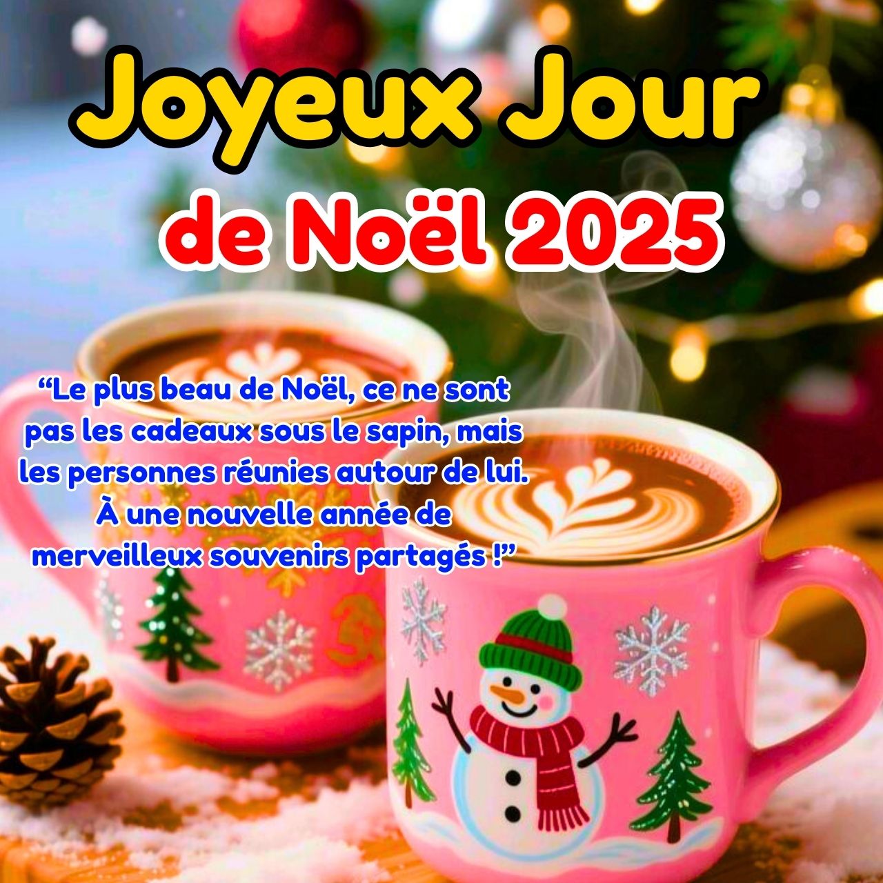 Joyeux jour de Noël 2025 Souhaits, salutations, Textes et Images