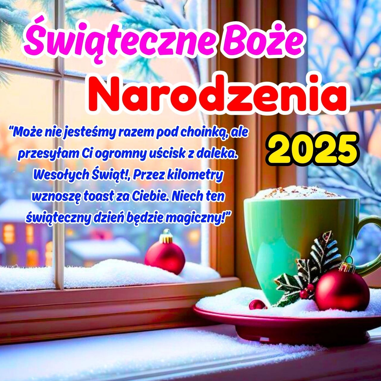 Świąteczne Boże Narodzenie Życzenia, Pozdrowienia, Cytaty i Obrazy 2025