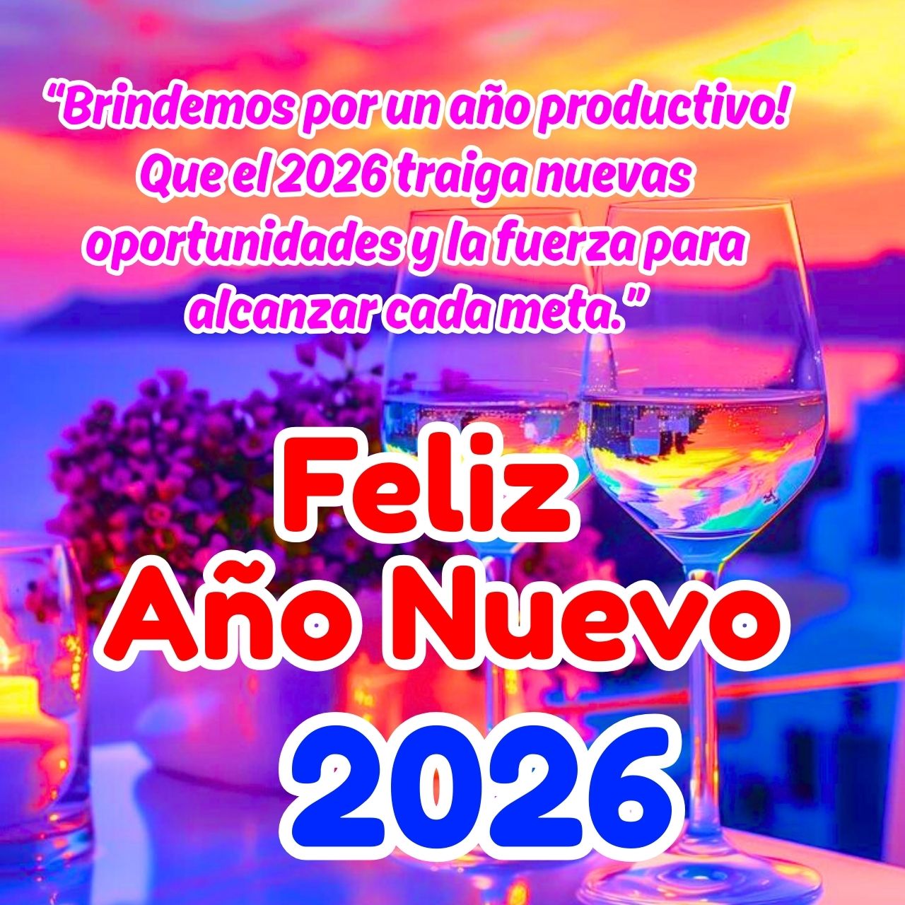 Tarjetas de Año Nuevo 2026 Imágenes y Mensaje Bonitas para WhatsApp