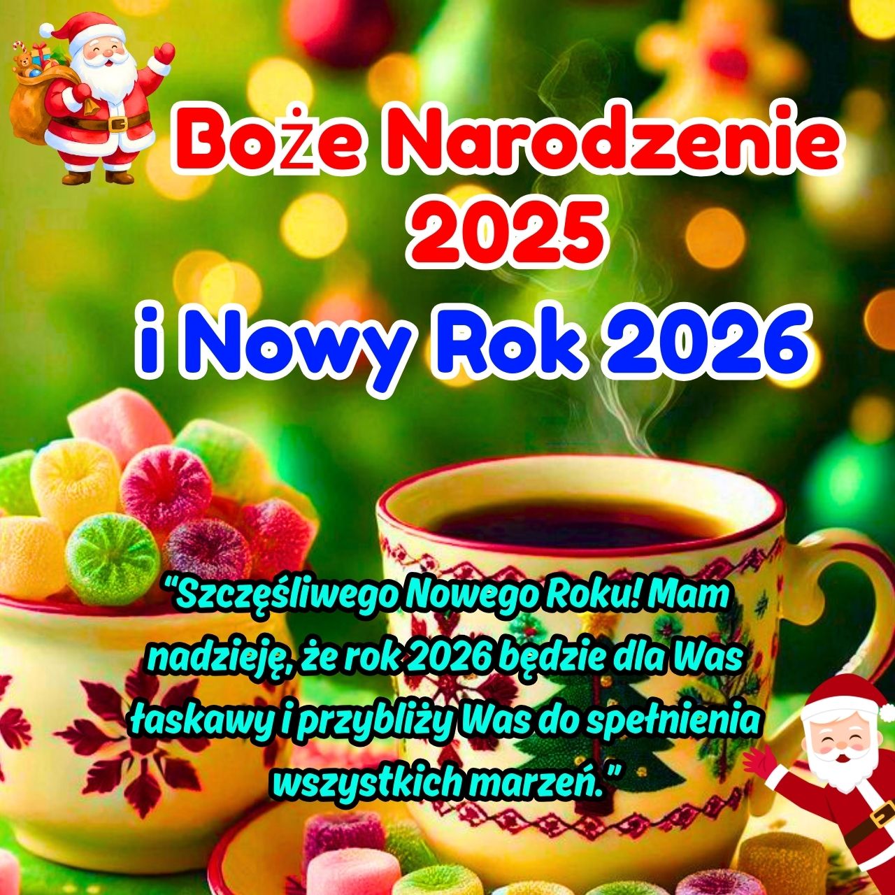 Życzenia na Boże Narodzenie 2025 i Nowy Rok 2026
